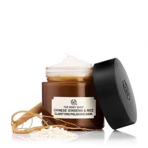 Mặt nạ dưỡng da từ nhân sâm The Body Shop Chinese Ginseng & Rice Clarifying Polishing Mask