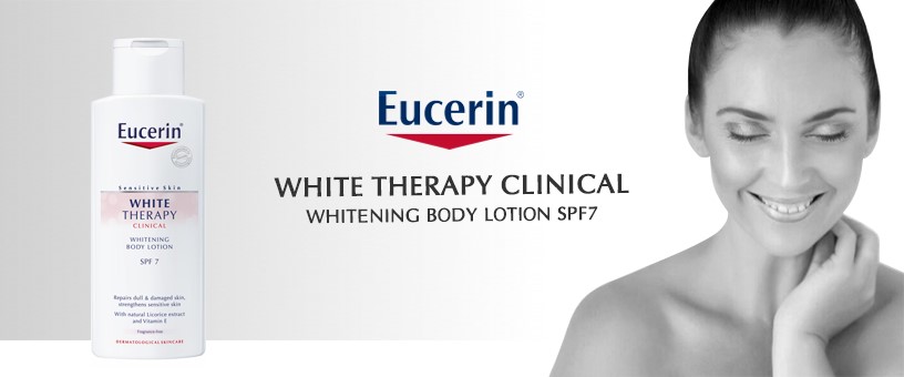 Kem dưỡng trắng da toàn thân Eucerin White Therapy Whitenning Body Lotion SPF7 250ml